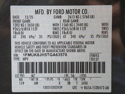 2026 Ford Explorer Active 4WD