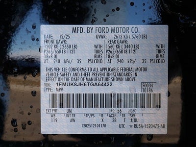 2026 Ford Explorer Tremor 4WD