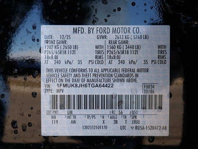 2026 Ford Explorer Tremor 4WD