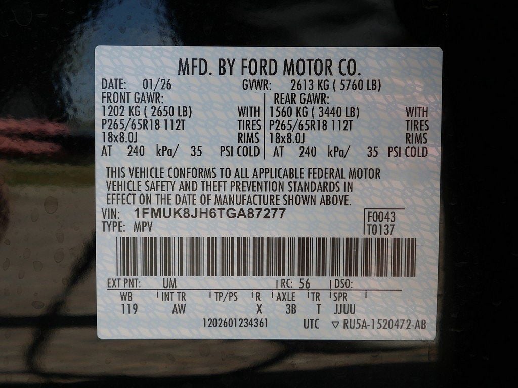 2026 Ford Explorer Tremor 4WD