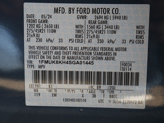 2025 Ford Explorer ST-Line AWD