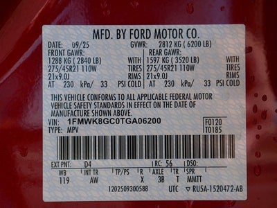 2026 Ford Explorer ST 4WD