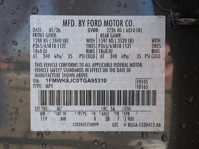 2026 Ford Explorer Tremor 4WD