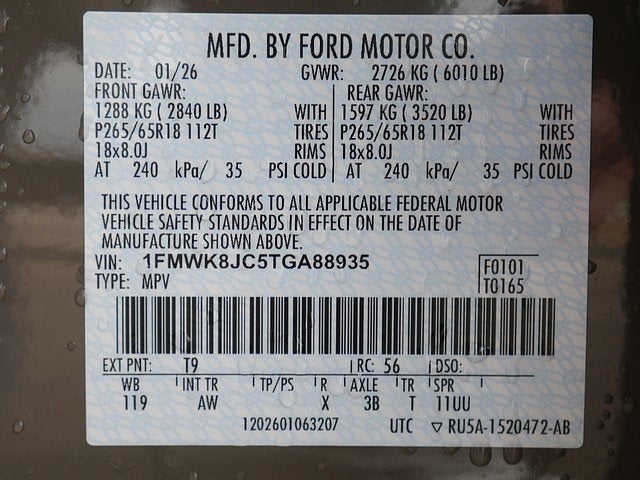 2026 Ford Explorer Tremor 4WD