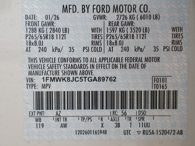 2026 Ford Explorer Tremor 4WD