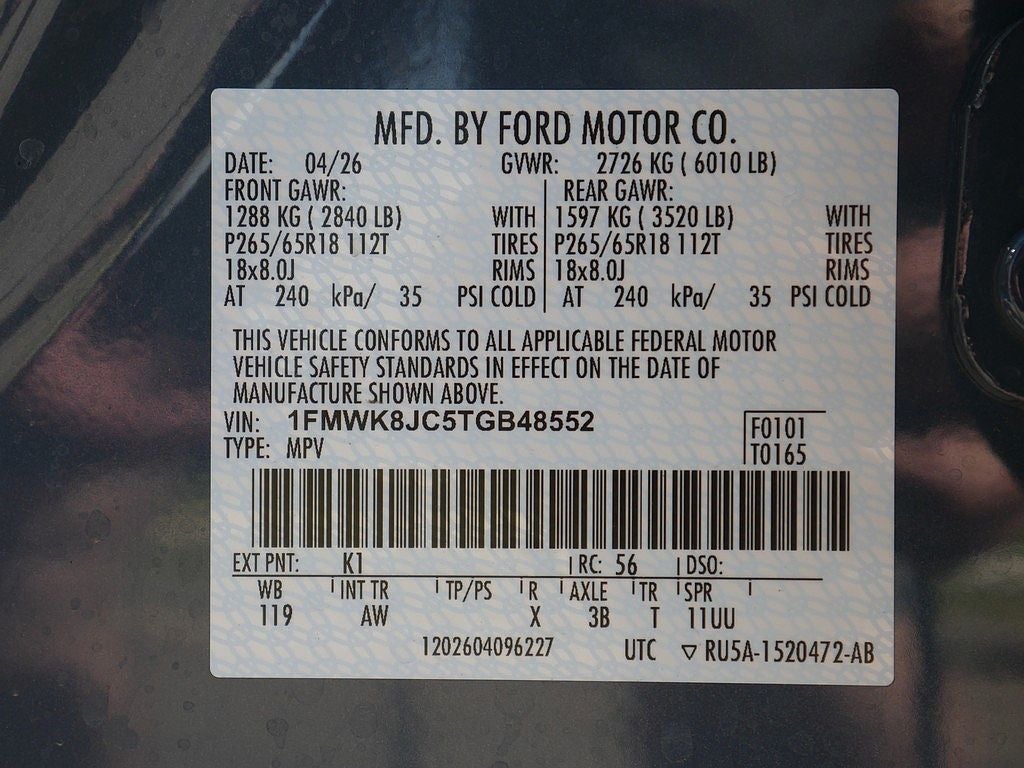 2026 Ford Explorer Tremor 4WD