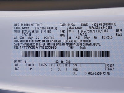 2026 Ford F-250SD XL CREW 4WD