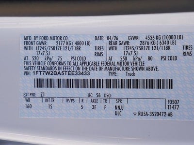 2026 Ford F-250SD XL CREW 4WD