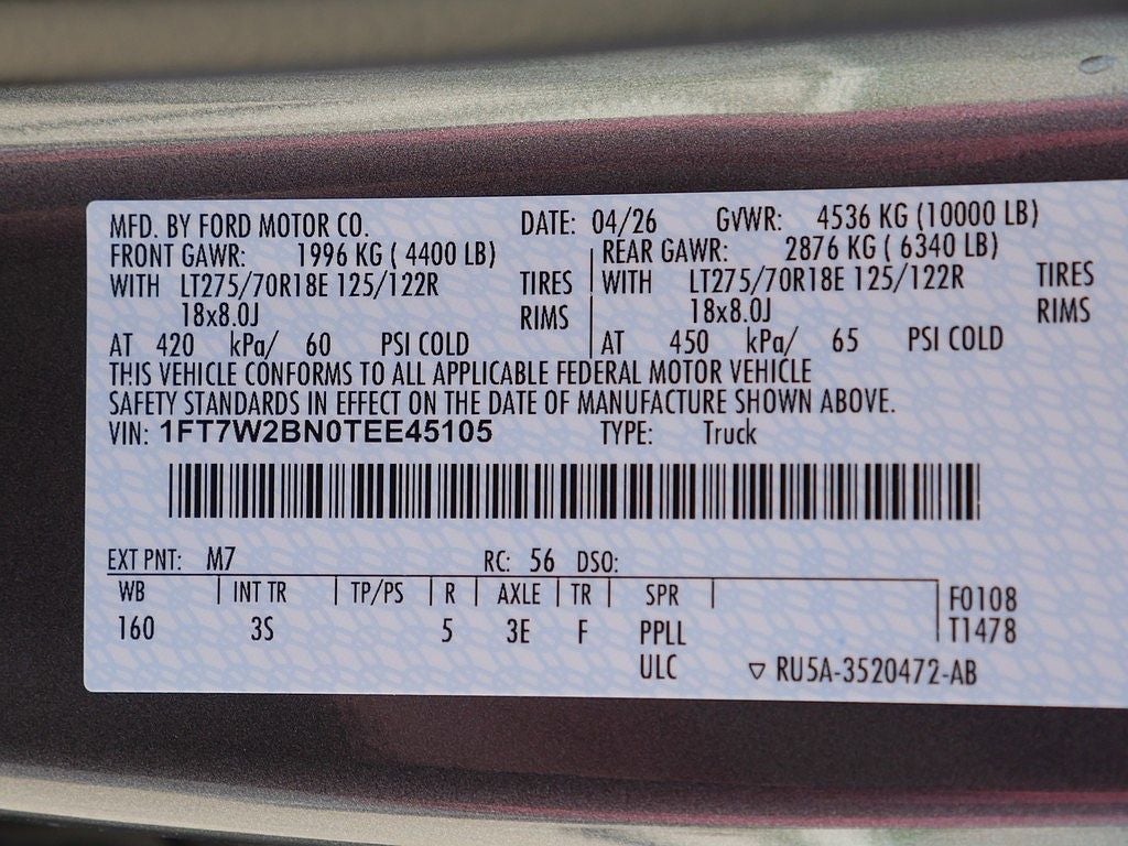 2026 Ford F-250SD XLT CREW 4WD