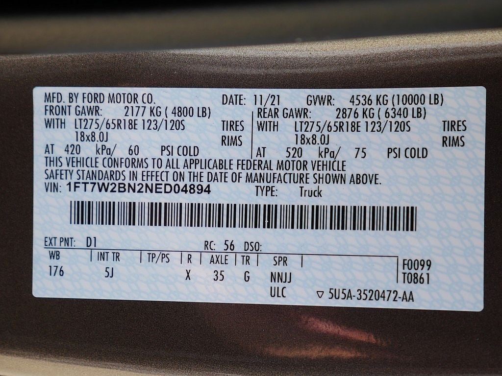 2022 Ford F-250SD Lariat CREW 7.3 LONG BED