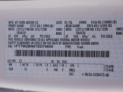 2026 Ford F-250SD XL CREW 4WD