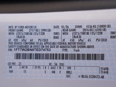 2026 Ford F-250SD XL