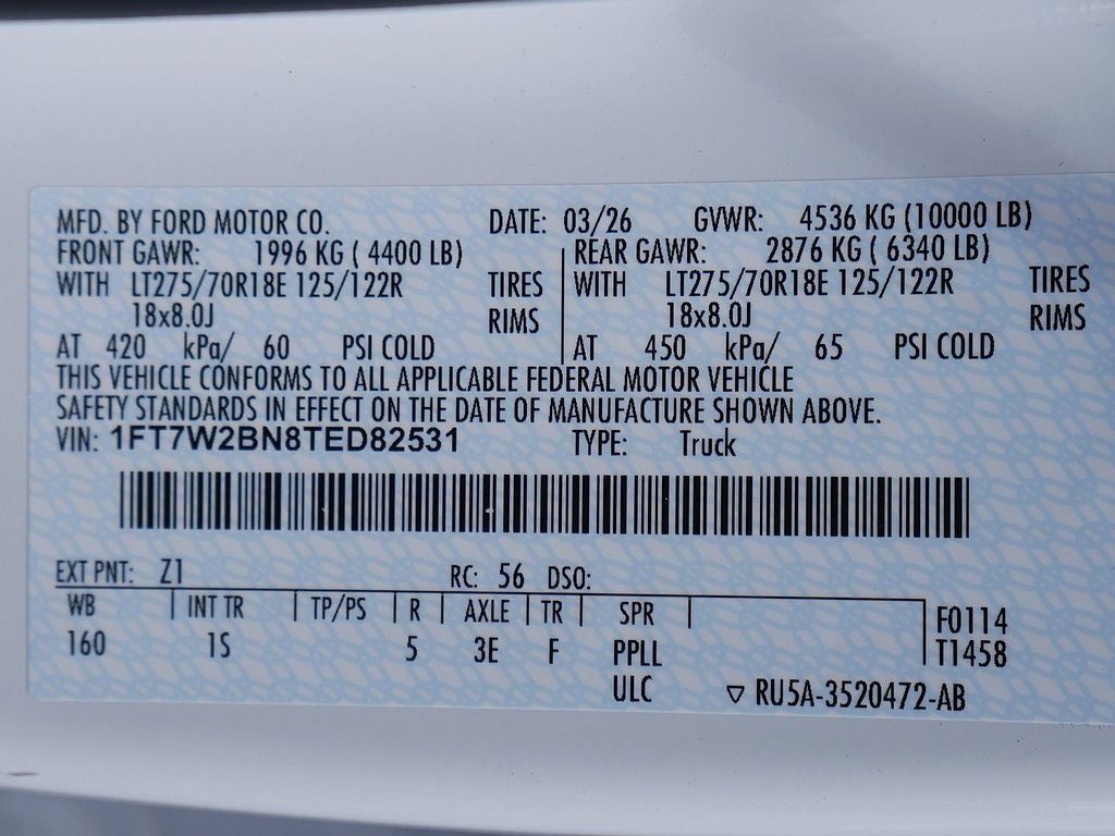 2026 Ford F-250SD XL CREW 4WD