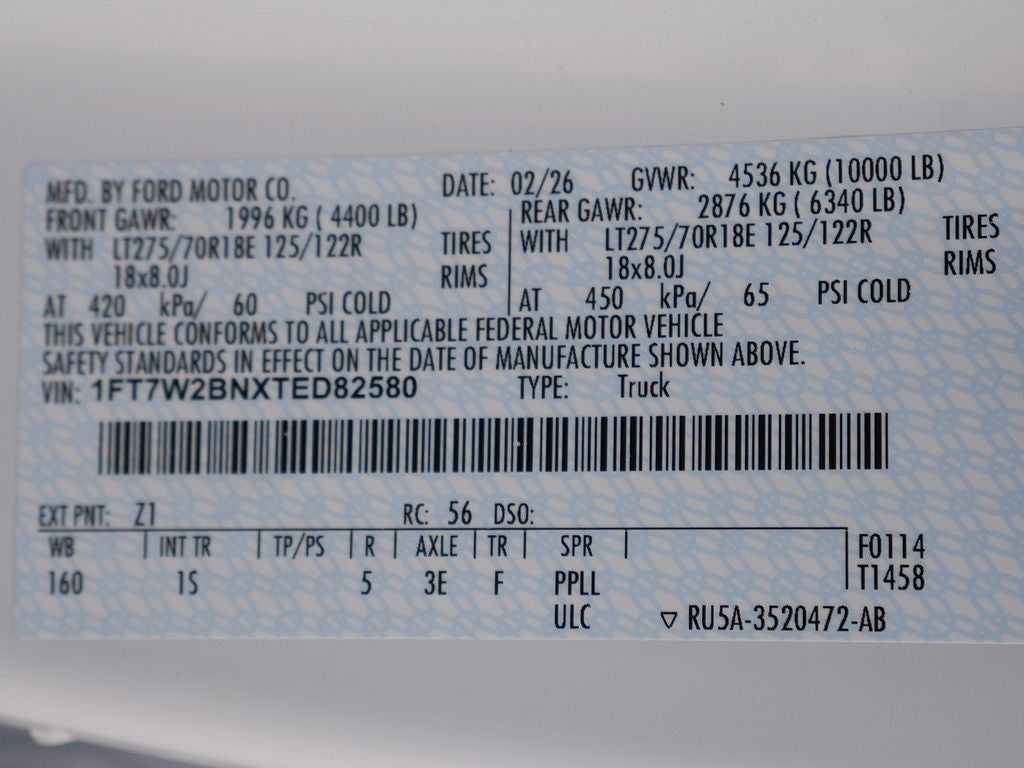 2026 Ford F-250SD XL CREW 4WD