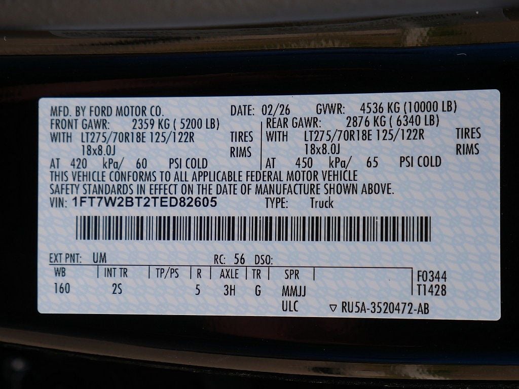 2026 Ford F-250SD XLT CREW 4WD