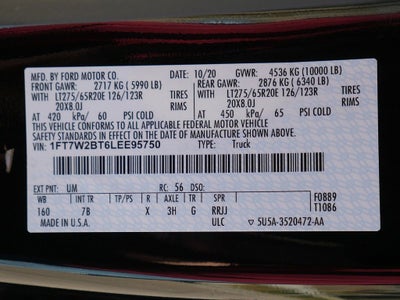 2020 Ford F-250SD Platinum CREW 6.7