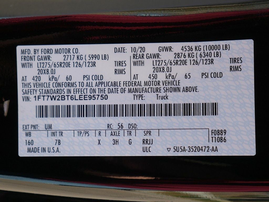 2020 Ford F-250SD Platinum CREW 6.7