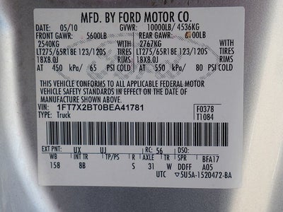 2011 Ford F-250SD Lariat EXT CAB 6.7