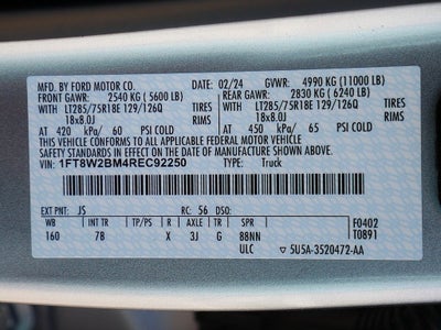 2024 Ford F-250SD Platinum TREMOR 6.7