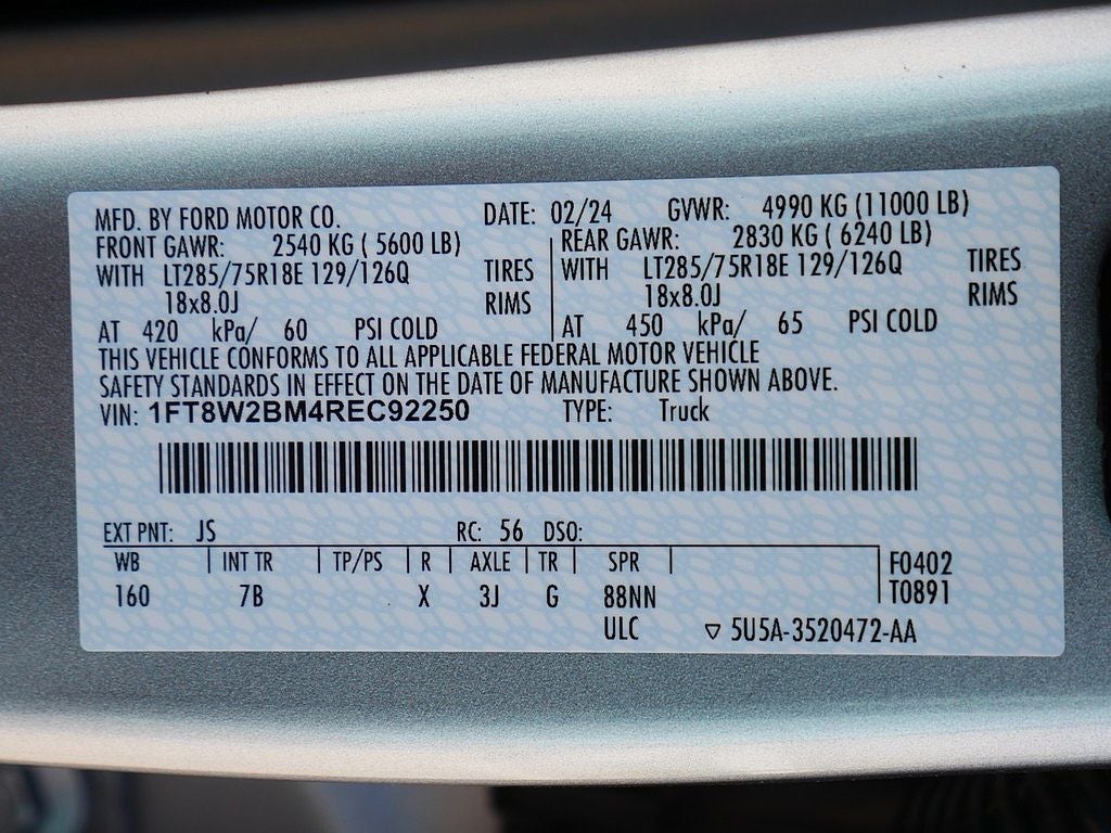 2024 Ford F-250SD Platinum TREMOR 6.7