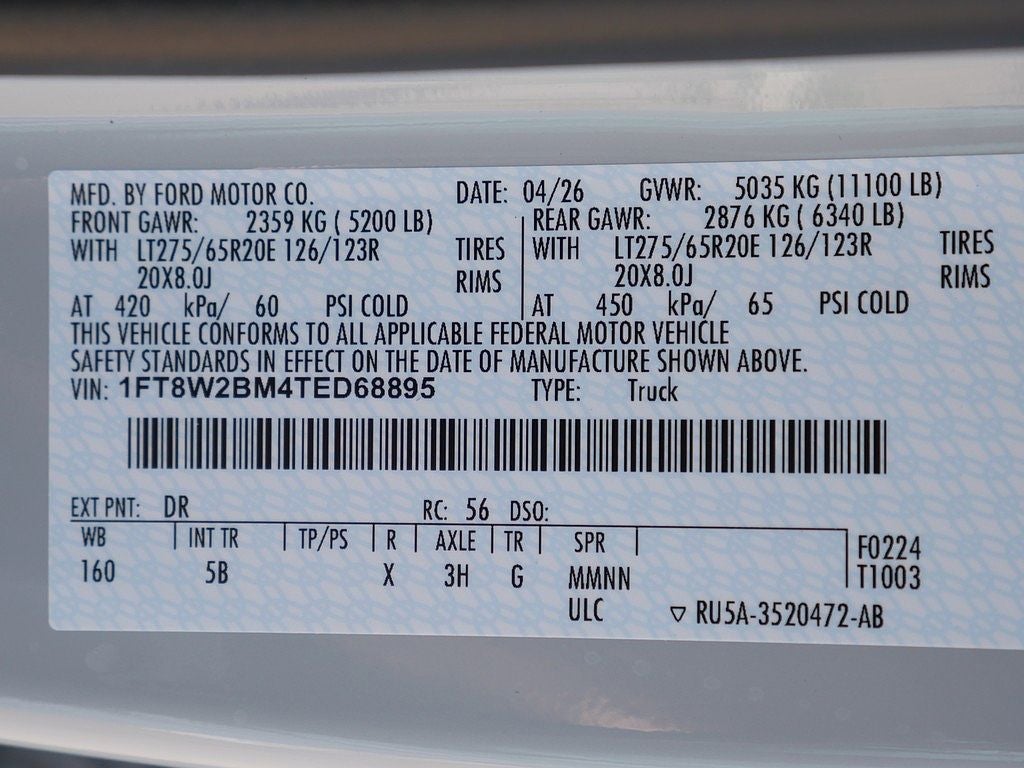 2026 Ford F-250SD Lariat CREW 4WD