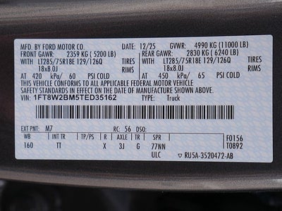 2026 Ford F-250SD Platinum CREW 4WD