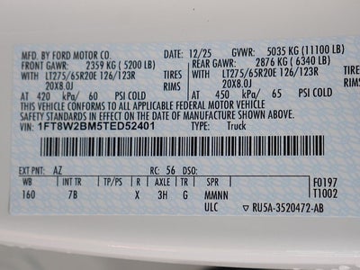 2026 Ford F-250SD Platinum CREW 4WD