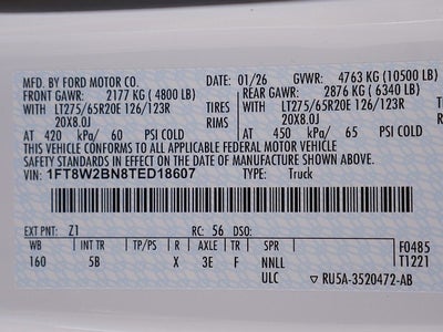 2026 Ford F-250SD Lariat CREW 4WD