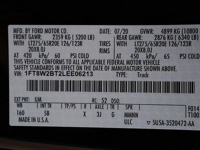 2020 Ford F-250SD Lariat CREW 6.7