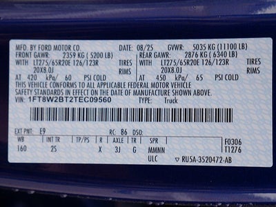 2026 Ford F-250SD XLT BLACK WIDOW 4WD