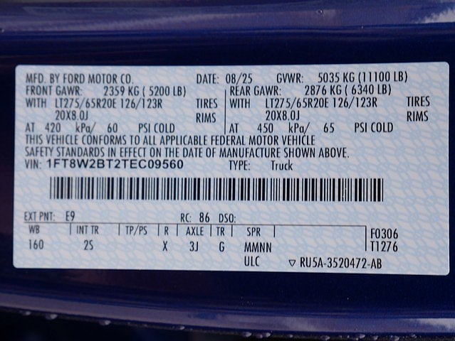 2026 Ford F-250SD XLT BLACK WIDOW 4WD