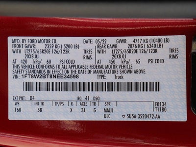 2022 Ford F-250SD Lariat CREW 6.7