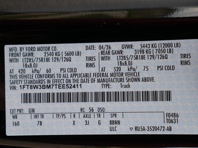 2026 Ford F-350SD Platinum CREW 4WD