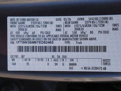 2026 Ford F-350SD XLT CREW 4WD