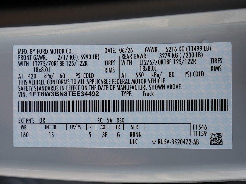 2026 Ford F-350SD XL CREW 4WD