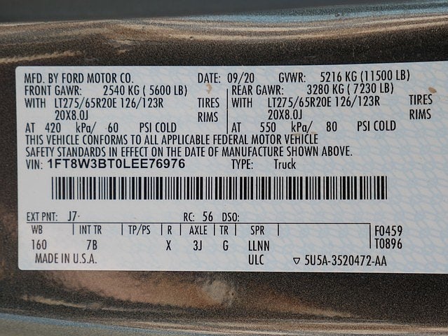 2020 Ford F-350SD Platinum CREW 6.7