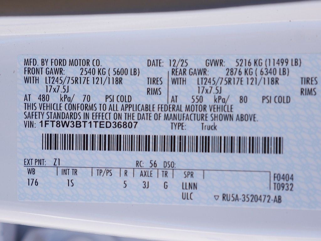 2026 Ford F-350SD XL CREW 4WD