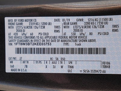 2019 Ford F-350SD Platinum CREW 6.7