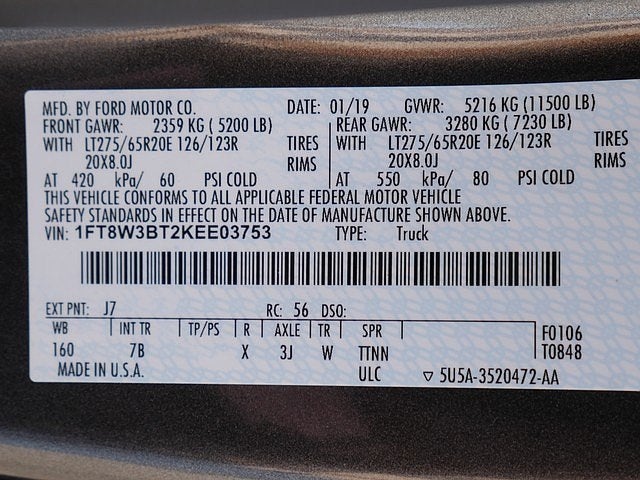 2019 Ford F-350SD Platinum CREW 6.7