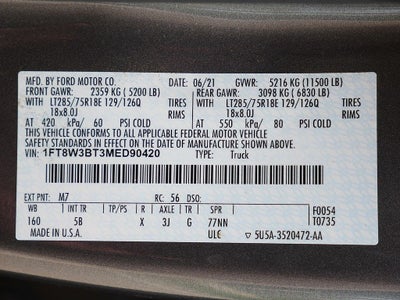 2021 Ford F-350SD Lariat TREMOR 6.7