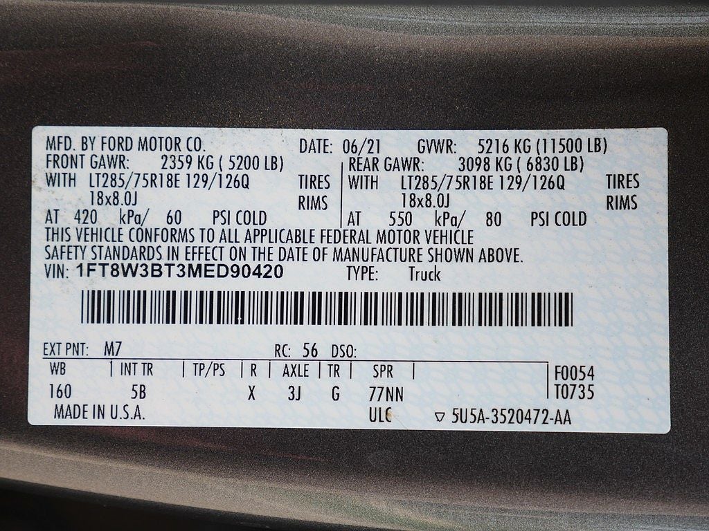 2021 Ford F-350SD Lariat TREMOR 6.7
