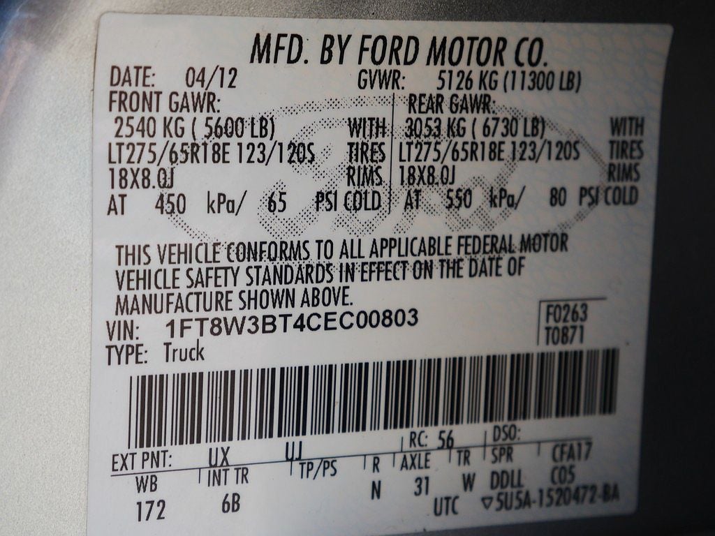 2012 Ford F-350SD Lariat CREW 6.7