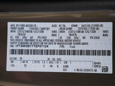 2026 Ford F-350SD XLT CREW 4WD