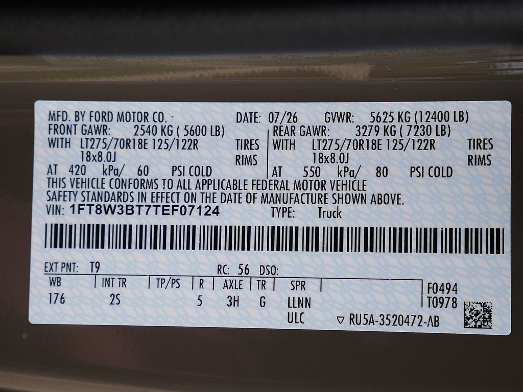 2026 Ford F-350SD XLT CREW 4WD