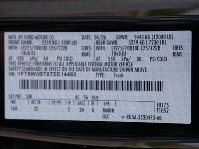 2026 Ford F-350SD XLT CREW 4WD
