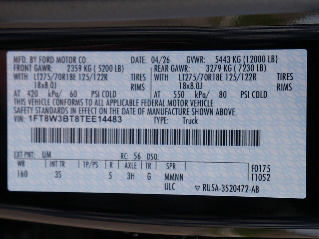2026 Ford F-350SD XLT CREW 4WD