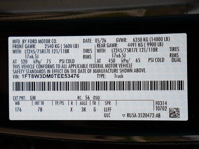 2026 Ford F-350SD Platinum DRW
