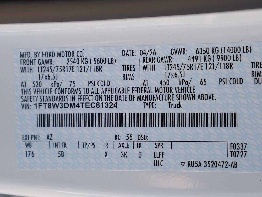 2026 Ford F-350SD Lariat DRW 4WD