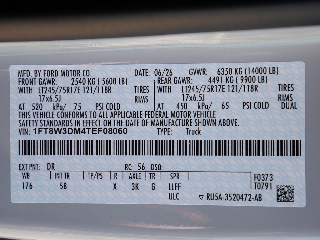2026 Ford F-350SD Lariat DRW 4WD