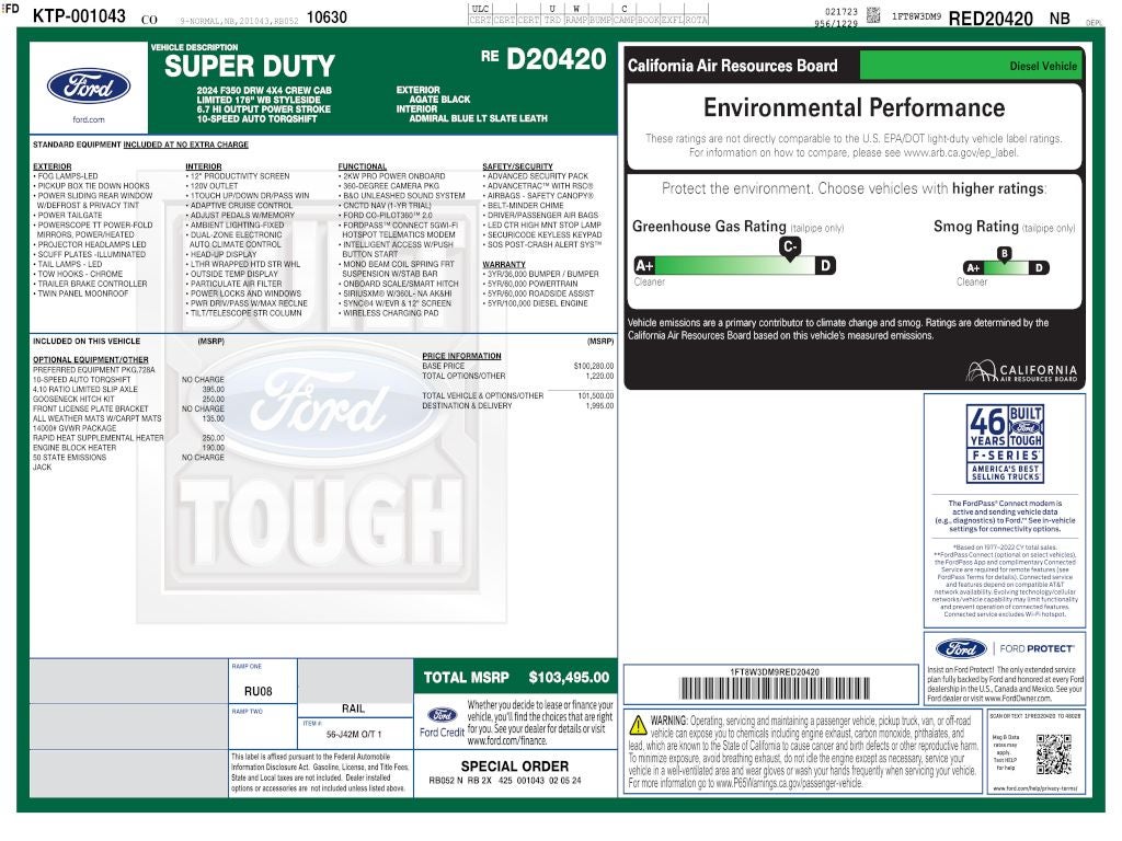 2024 Ford F-350SD Limited DRW
